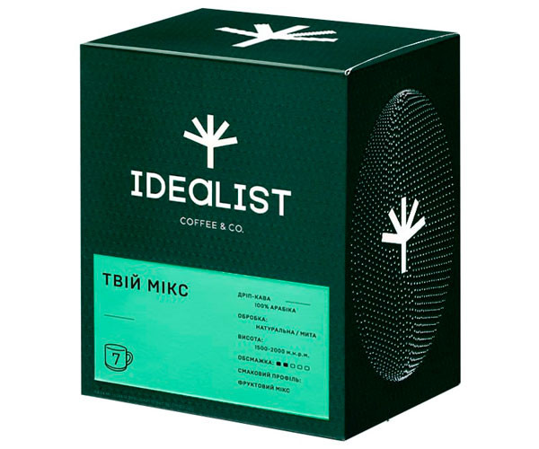 Дрип-кофе IDEALIST COFFEE & CO. Твой микс 7 шт