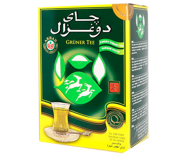 Зеленый чай Akbar Do Ghazal tea Green Tea 500 г