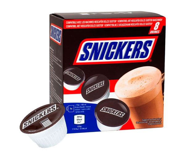 Горячий шоколад в капсулах Nescafe Dolce Gusto Snickers - 8 шт