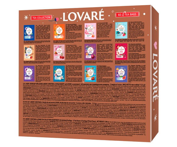 Коллекция чая Lovare Портфель в пакетиках 60 шт фото