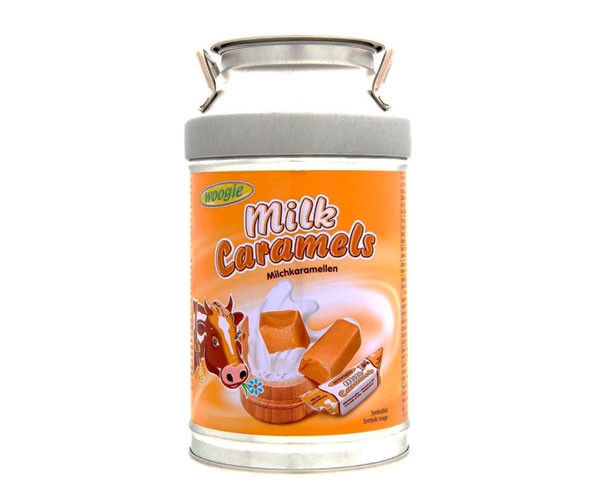 Конфеты Woogie Milk caramels в копилке 250 г