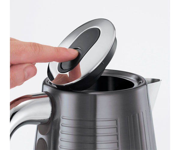Электрочайник Russell Hobbs Geo Steel черный 1,7 л фото
