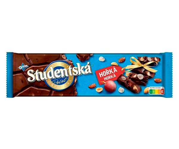 Черный шоколад Studentska Horka 260 г