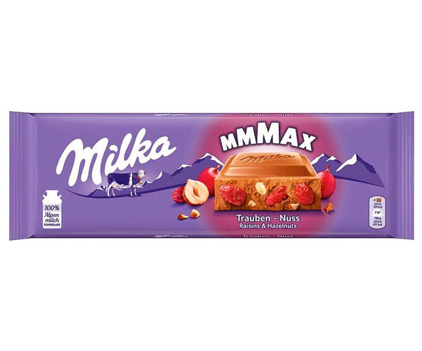 Молочный шоколад Milka Raising & Hazelnuts 270 г