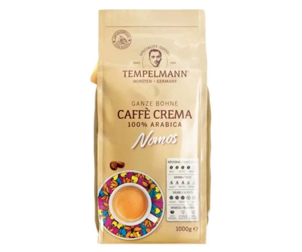 Кофе Tempelmann Nomos Espresso в зернах 1 кг