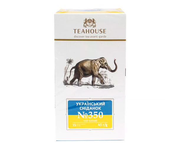 Черный чай Teahouse Perfect Cup Український сніданок в пакетиках 15*3 г