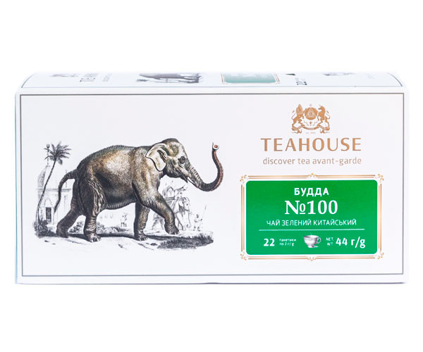 Зеленый чай Teahouse Будда в пакетиках 22*2г