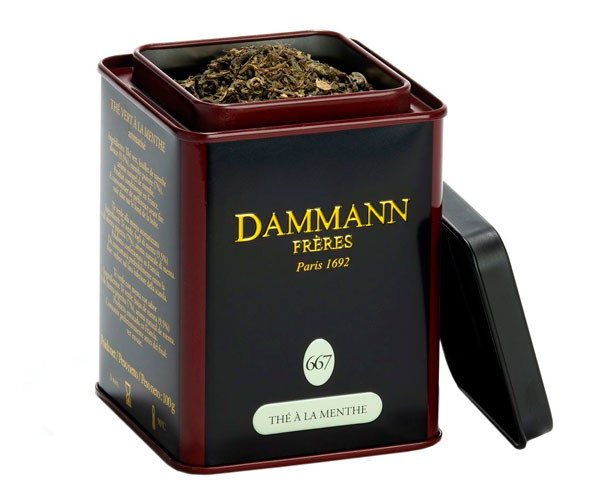 Зеленый чай Dammann Freres 667 Зеленая Мята ж/б 100 г фото