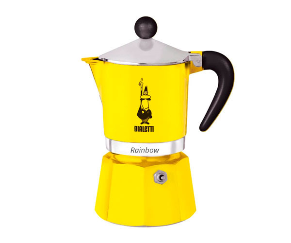 Гейзерная кофеварка Bialetti Rainbow на 3 порции 130 мл (0004982)