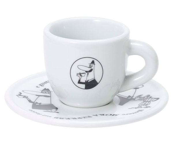 Набор чашек с блюдцем Bialetti Tazzine Moka Carosello 4 шт 80 мл (Y0TZ033) фото