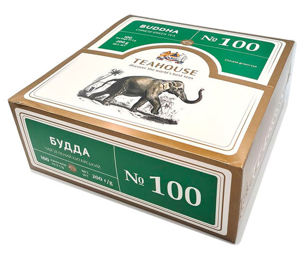 Зеленый чай Teahouse Будда в саше 100х2 г