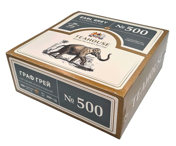 Черный чай Teahouse Граф Грей в саше 100х2 г