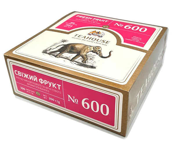 Фруктовый чай Teahouse Свежий фрукт в саше 100х2 г