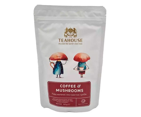 Кофе Teahouse с экстрактом грибов молотый 100 г