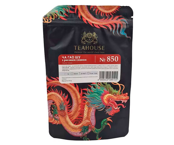 Смола Шу Пуэра Teahouse №850 Ча Гао Шу 25 г