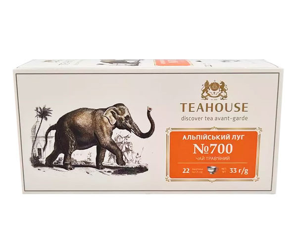 Травяной чай Teahouse №700 Daily Tea Альпийский луг в пакетиках 22х1,5 г