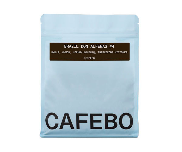 Кофе CafeBoutique Brazil Don Alfenas espresso в зернах 250 г