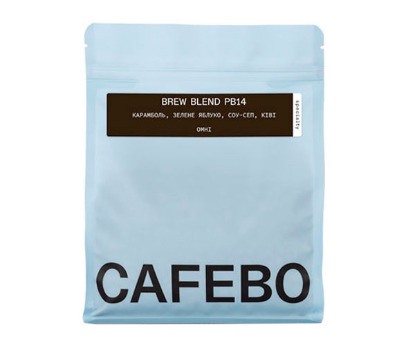 Кофе CafeBoutique Brew Blend PB14 omni в зернах 500 г
