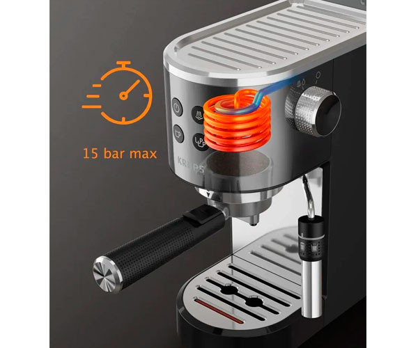 Кофеварка Krups VIRTUOSO XP444G10 особенности