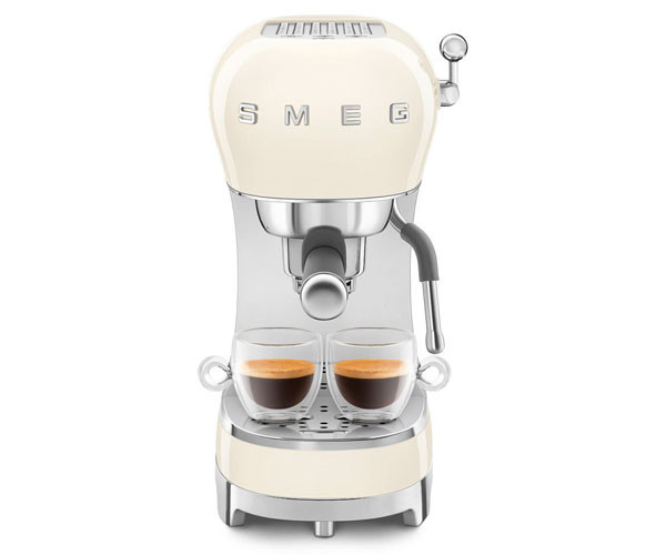 Кофеварка SMEG ECF02CREU кремовая - фото-5
