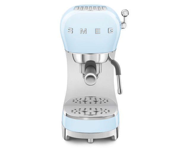 Кофеварка SMEG ECF02PBEU голубая фото