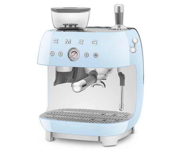 Кофеварка SMEG EGF03CREU голубая купить