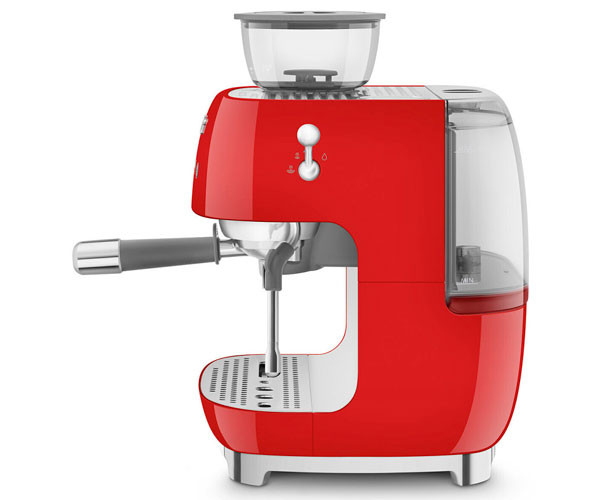 Кофеварка SMEG EGF03RDEU красная особенности