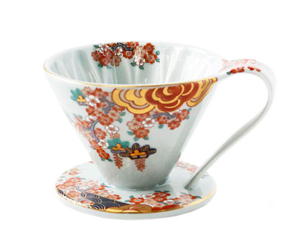 Пуровер CAFEC керамический Imari Ware Flower Dripper Cup 4 на 1-4 чашки