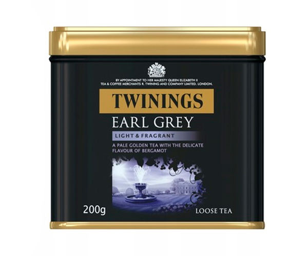 Черный чай Twinings Earl Grey с бергамотом ж/б 200 г