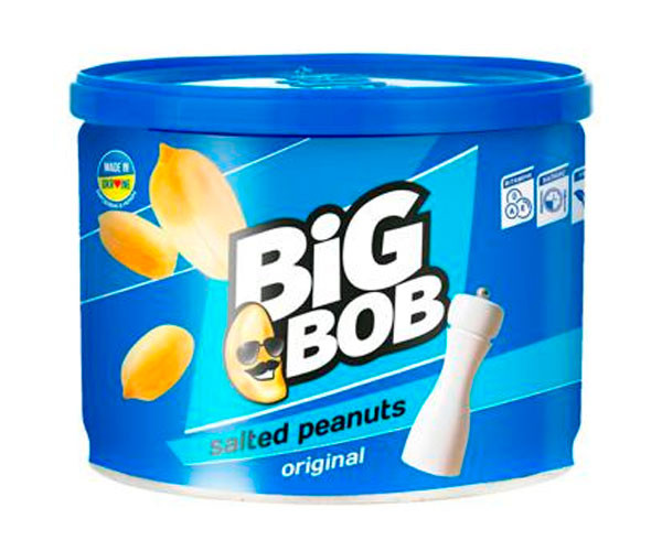 Арахис Big Bob жареный соленый ж/б 120 г