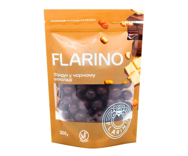 Фундук Flarino в черном шоколаде 200 г