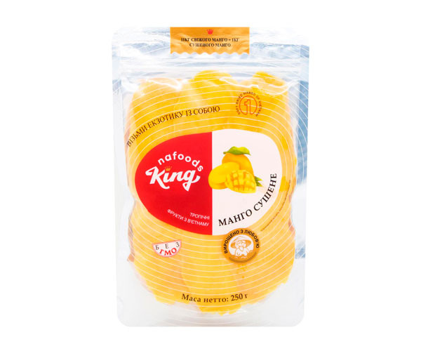Манго сушеный King дой-пак 250 г