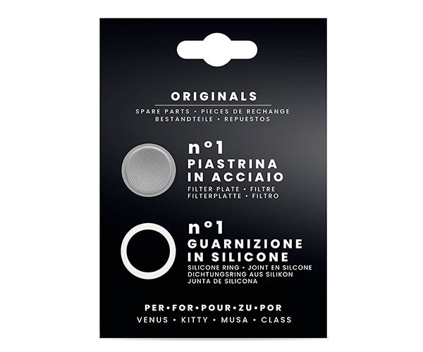 1 уплотнитель + сито для кофеварок из нерж. стали Bialetti на 10 порций фото