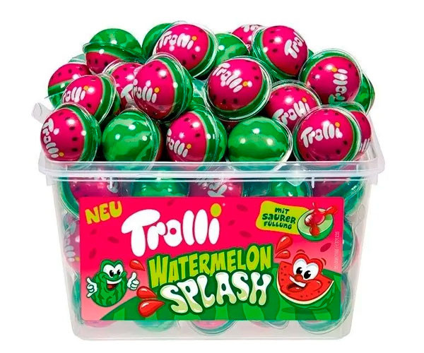 Конфеты желейные Trolli Watermelon Splash 60х18,8 г