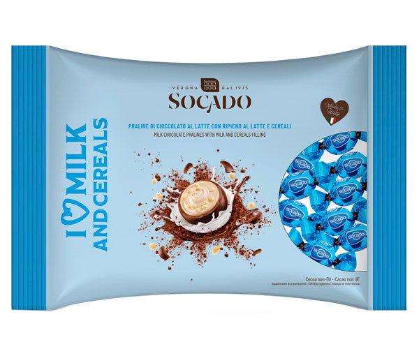 Конфеты Socado Milk&Cereals 1 кг