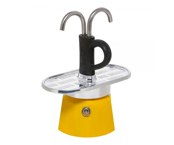 Гейзерная кофеварка Bialetti Set Mini Express Lichtenstein на 2 порции 90 мл фото