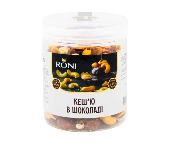 Кешью RONI жареный в молочном шоколаде 250 г