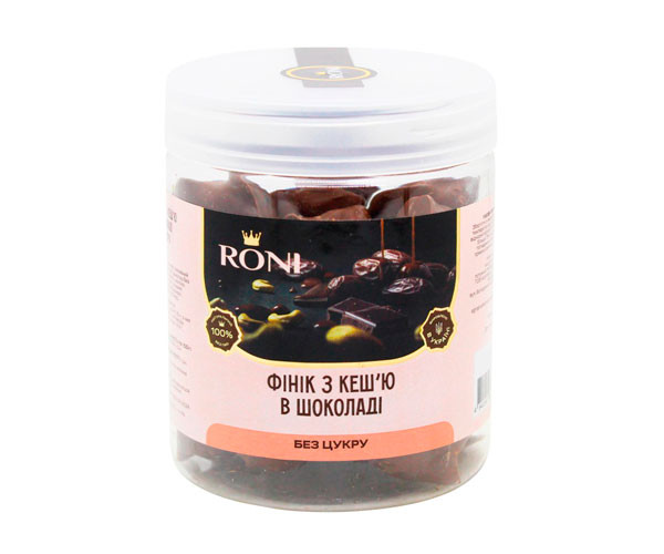 Финики RONI с кешью в молочном шоколаде 250 г