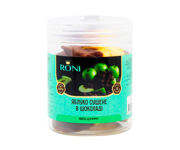 Яблоко сушеное RONI в молочном шоколаде 150 г