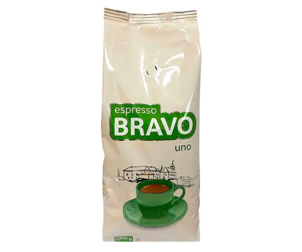 Кофе Віденська кава Espresso Bravo Uno Аroma в зернах 1 кг