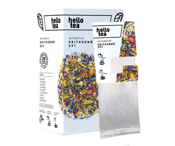 Цветочный чай Hello Tea Цветочный луг фильтр-пак 20 шт