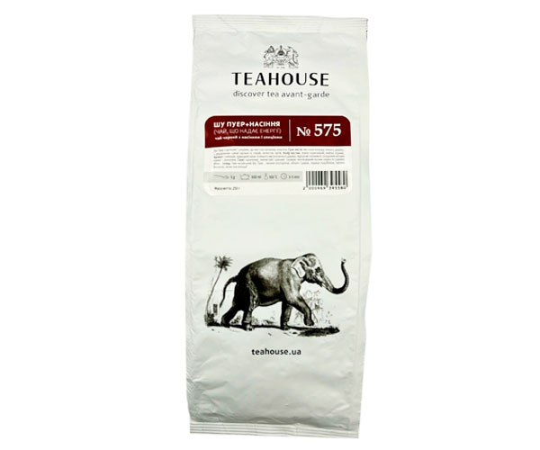 Черный чай Teahouse №575 Детокс Шу Пуэр + семена 250 г