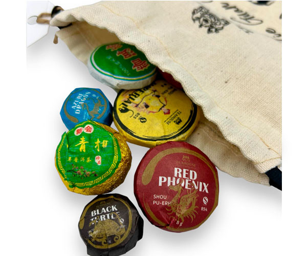 Дегустационный набор тоуч пуэра Teahouse в мешочке купить