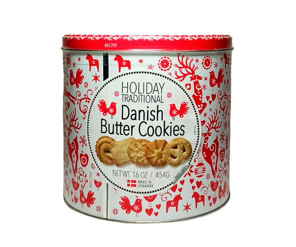 Печенье Jacobsen Holiday Traditional Red Tin 454 г
