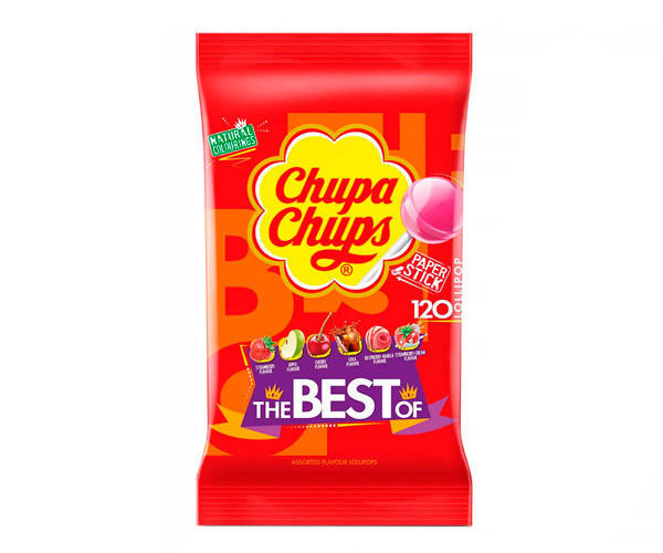 Леденцы Chupa Chups The Best Of на палочке 120 шт