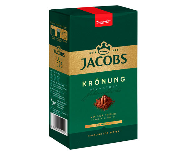 Кофе Jacobs Kronung молотый 500 г фото