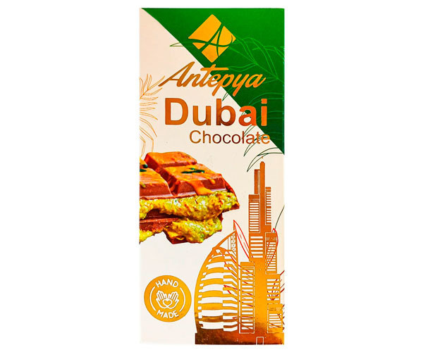 Шоколад Antepya Дубайский c фисташками 190 г