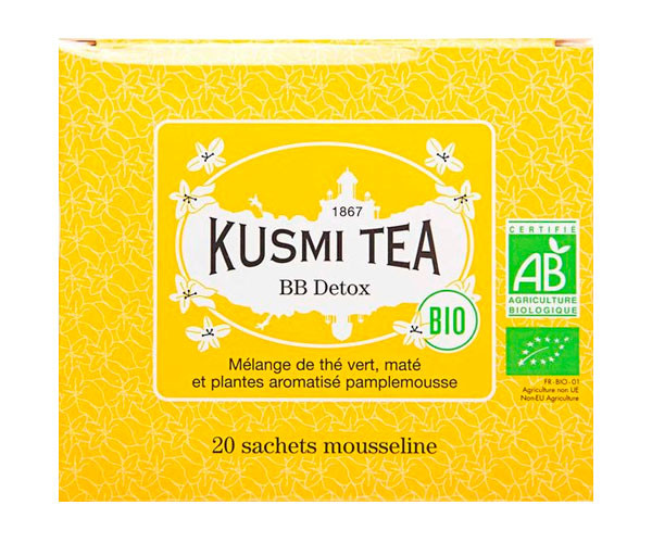 Смесь органического чая Kusmi Tea BB Detox в пакетиках 20х2 г