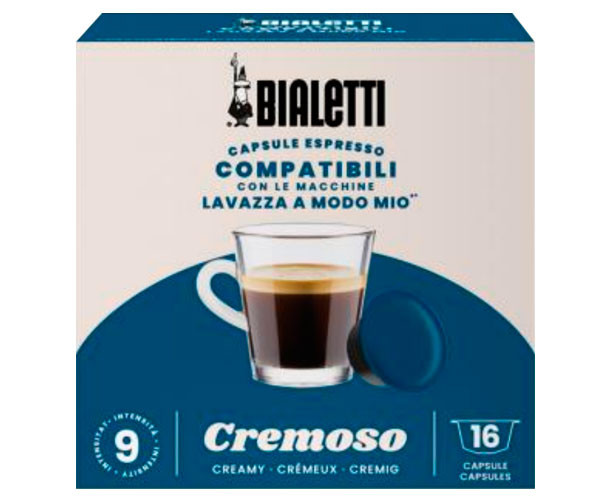 Кофе в капсулах Bialetti A Modo Mio Cremoso 16 шт