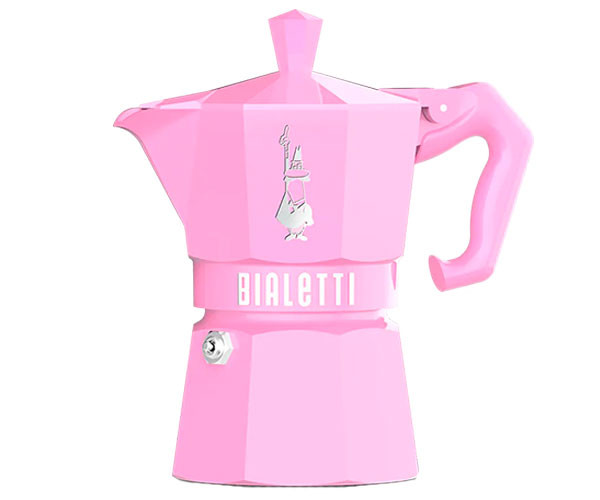 Гейзерная кофеварка Bialetti Moka Exclusive Pink на 6 порций 250 мл